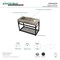 Fauceture KVSP4922A0 49" Stainless Steel Sink W/ Steel Console Sink Base, / Black KVSP4922A0 - alternate 3